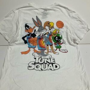 Space Jam White Tune Squad Graphic T-Shirt